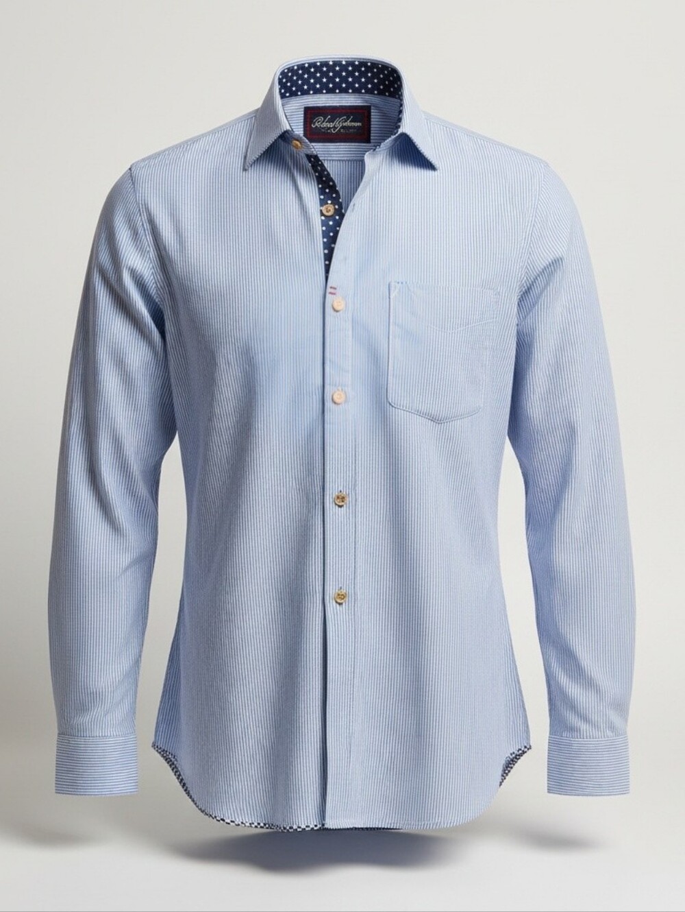NEW Robert Graham Long-sleeved Shirt, Hawaii Azul, Men's 3XL NWT $168